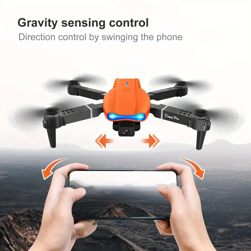 HD Dual Cameras E99 Pro K3 Drone – Foldable, 480p Camera, Beginner-Friendly