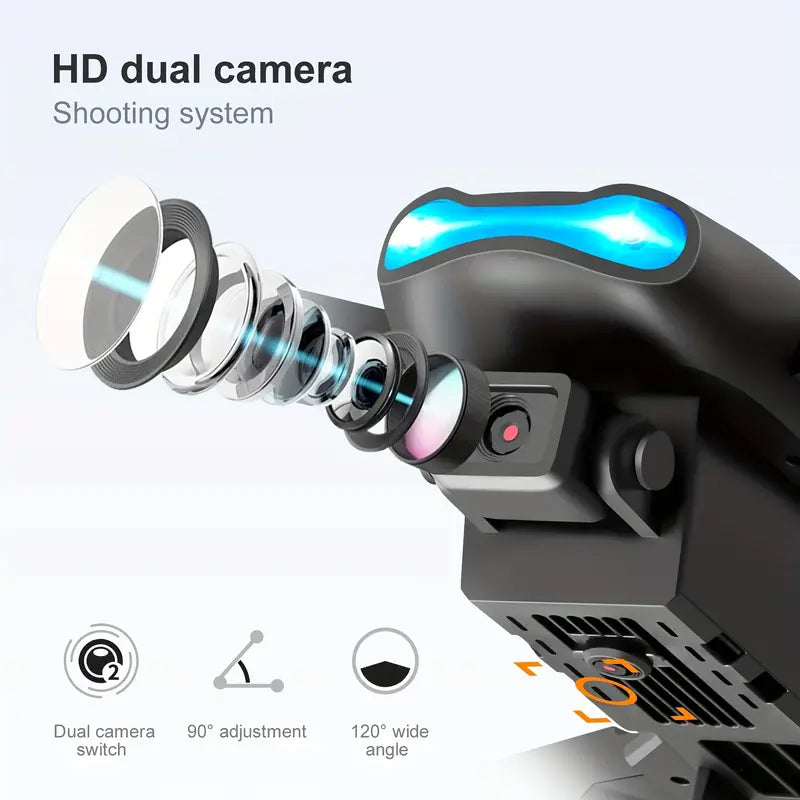 HD Dual Cameras E99 Pro K3 Drone – Foldable, 480p Camera, Beginner-Friendly